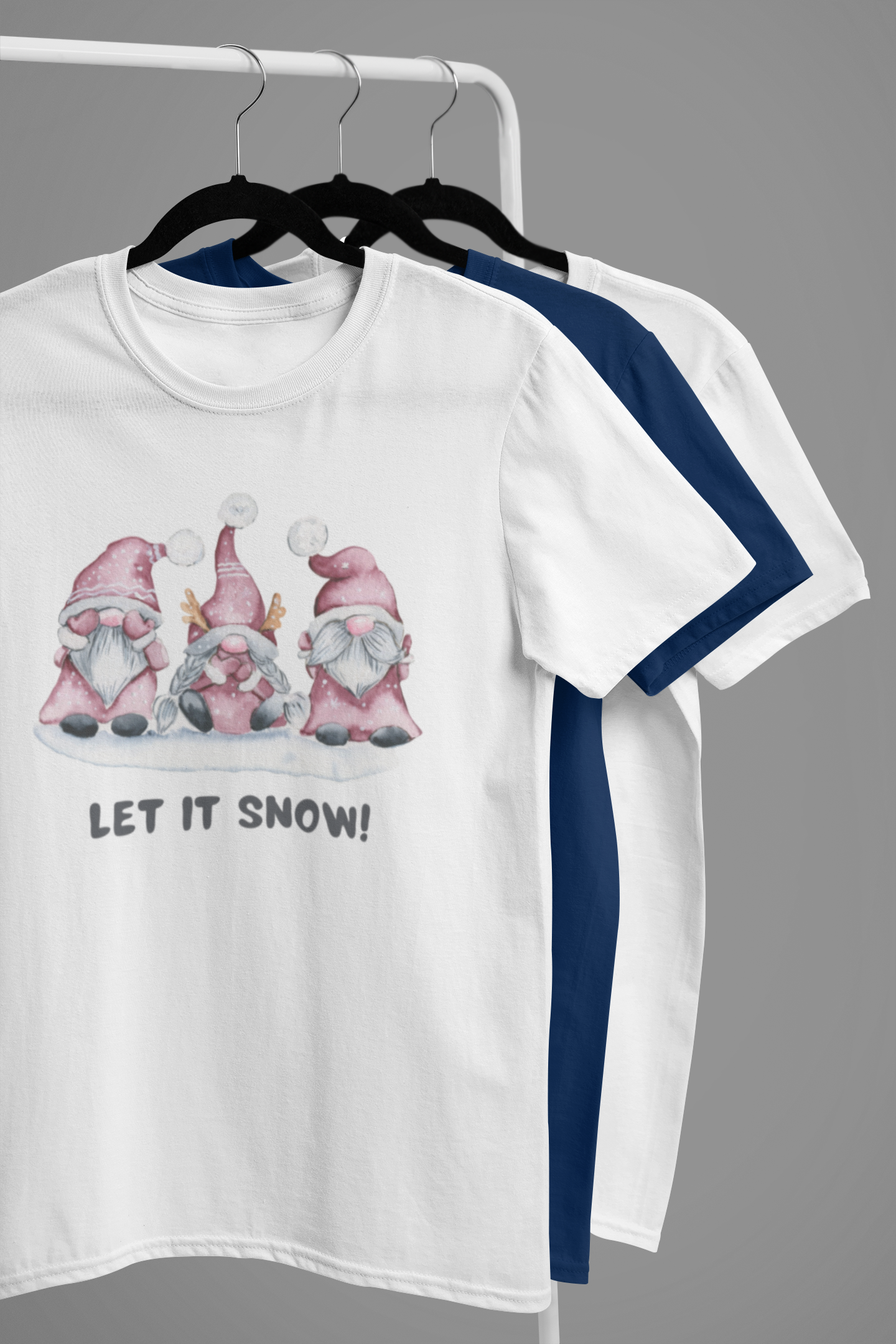 “Let It Snow!” Gnome Holiday Tee