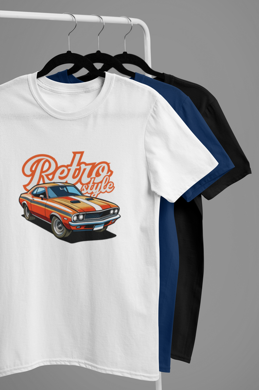 “Retro Style” Vintage Muscle Car Tee