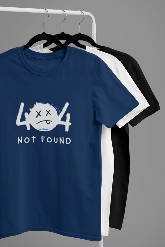 “404 NOT FOUND” Glitch Graphic Tee