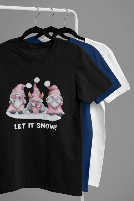 “Let It Snow!” Gnome Holiday Tee
