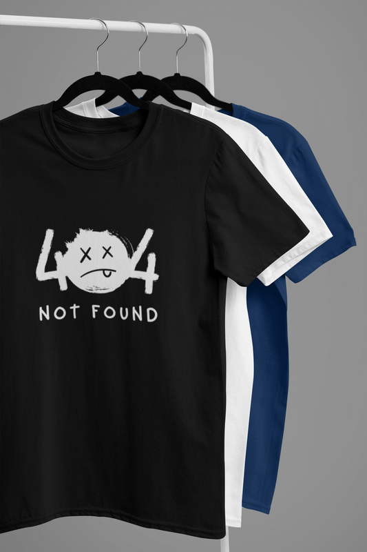 “404 NOT FOUND” Glitch Graphic Tee