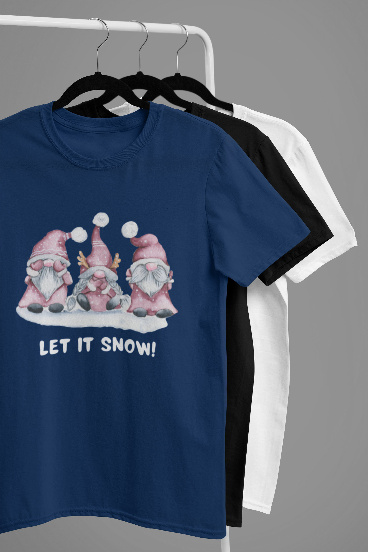 “Let It Snow!” Gnome Holiday Tee