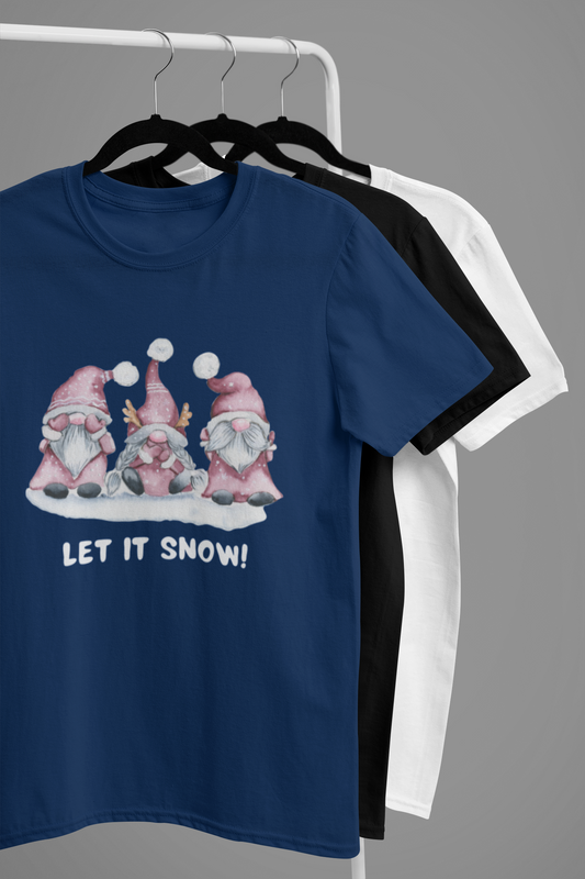 “Let It Snow!” Gnome Holiday Tee